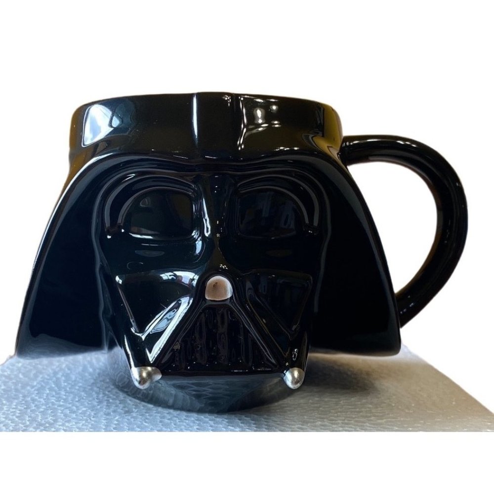 NWB Star Wars Darth Vader Mug Ceramic Molded Disney ICUP Black - Picture 2 of 7